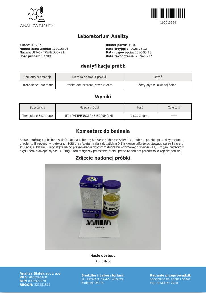 Trenbolone Enanthate 200 mg – UTINON — изображение 4